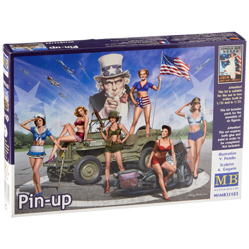 Masterbox 1:35 Pin-Up, Model Kit, MAS35183