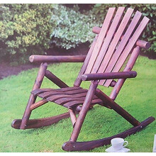 Mason & Jones Adirondack Chair Outdoor Wooden Armchair Indoor and Outdoor Ergonomic Rocking Chairs for adults Garden Furniture Sets Traditional Design