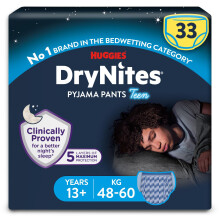 HUGGIES DryNites, Pyjama Pants, Boys 13+ Years (48