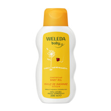 Weleda Baby Oil with Calendula, Cradle Cap, Dry Scalp, Fragrance Free, Dermatologically Tested, Gentle Protection, 100% Certified Natural, 200 ml