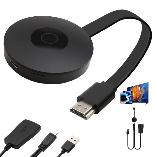 Amztour Wireless HDMI Dongle Support 1080P Video 4