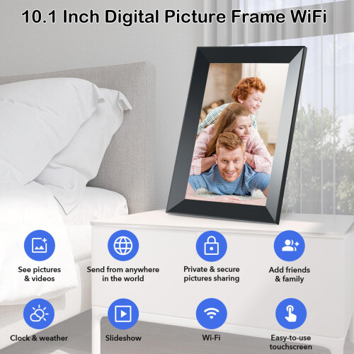 Frameo Digital Picture Frame VESWWE 10.1 IN Digita 1