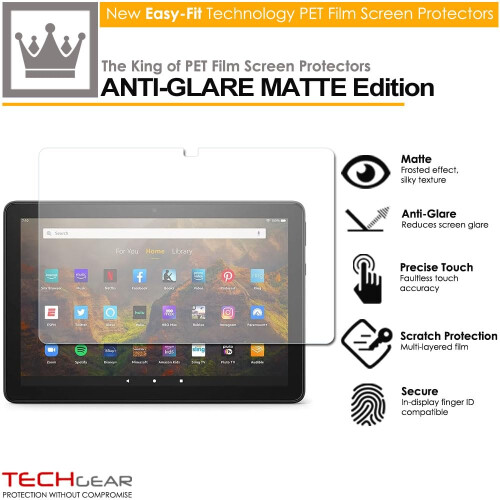 TECHGEAR Anti-Glare (2 Pack) Screen Protectors for 1