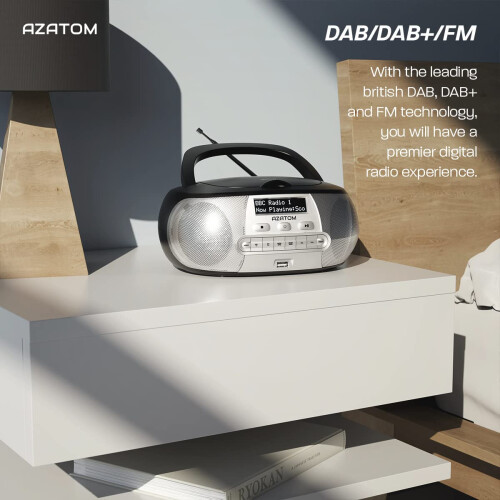 Portable CD Player with DAB/DAB+/FM Digital Radio 1