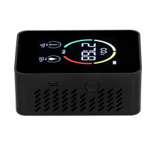 Rilevatore di biossido di carbonio 1200 mAh Nero 9x7x4 cm USB