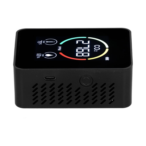 Semiconductor USB CO2 & Air Quality Detector LCD Display 9x7x4cm