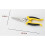 Salad Scissors Orange Yellow, Comfortable Handle, Sharp Cutting Edge, Simple Practical Kitchen Tool 4