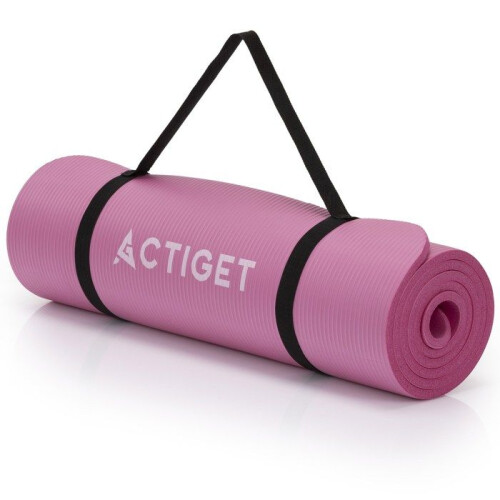 Oefenmat - SPRINGOS - Actiget - Antislip - 183x61 cm - NBR - Roze