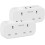 VINTAR Double Plug Adaptor with 2 USB, 2 Way Plugs 1