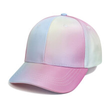 Kids Baseball Cap Girls Sun Hat UV Protection Adjustable Breathable Cotton Outdoor Rainbow One Size