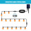 Dalugo 5m/16.4Ft IP65 Waterproof Outdoor Festoon L 6