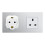 VGUARD European to UK Plug Adapter 6 Pack (NOT for 3