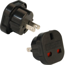 Wirafix UK to US Plug Adaptor, 2 Pack Thailand Tra