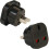 Wirafix UK to US Plug Adaptor, 2 Pack Thailand Tra 1