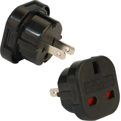 Wirafix UK to US Plug Adaptor, 2 Pack Thailand Tra