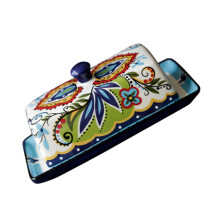 Ceramic Butter Dish with Lid – FoodSafe, EasyClean, Elegant European Style for Kitchen and Restaurants