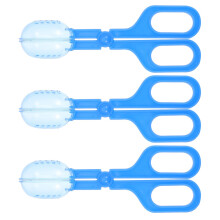 3pcs Pet Poop Picker Reptile Poop Scoop Lightweight Washable Clamp for Tortoise Lizard Frog