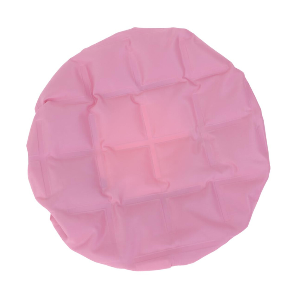 Hair Steamer Cap with Deep Conditioning Heat Therapy, Microwavable Gel, Pink for Damaged Hair