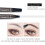 (#01 Light Brown) 4 Tipped Precise Brow Pen, 4 Point Eyebrow Pencil Waterproof Liquid Eyebrow Pen Makeup With a Micro-Fork Tip Applicator 4