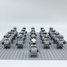 (STAR WARS-19) 21PCS Star Wars 501st Clone Troopers Rex Minifigures Kids Toy Set Fit Lego (Excludes base)