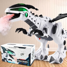 Mechanický dinosaurus - Nešpecifikovaný - Miniatúrny robot - Hmla - Vek 6+ - Biely