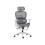 Multi-Adjustable Mesh Office Chair - Grey and White 1