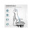 Multi-Adjustable Mesh Office Chair - Grey and White 4