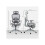 Multi-Adjustable Mesh Office Chair - Grey 3