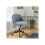 Teddy Fleece Office Chair with Wheels - Grey 2