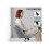 Teddy Fleece Office Chair with Wheels - Grey 5