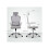 Mesh Back Office Chair, with Lumbar Support - Grey 3