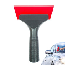 Car Squeegee with Long Handle Silicone Water Wiper for Windshield and Window Glass Cleaning