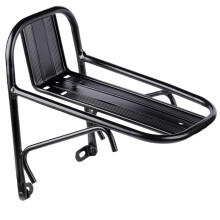 Lightweight Bike Front Rack Metal Cargo Shelf for Touring, Commuting and Daily Cycling Storage