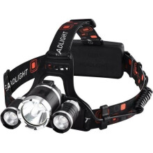 Nabíjateľná, nastaviteľná čelovka so 4 režimami, USB kábel súčasťou balenia pre rôzne outdoorové aktivity, ako je kempovanie