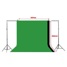1,6 m x 3 m zelené profesionálne fotografické netkané štúdiové pozadie