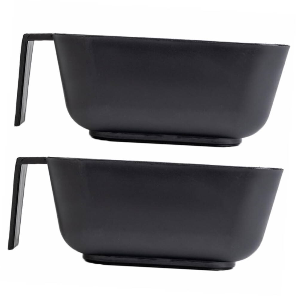 2pcs Hair Dye Mixing Bowl with Ergonomic Handle Grip, Easy Clean Reusable Bowls for Salon and Home Use