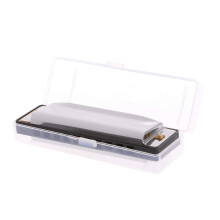Blues Harmonica 10 Hole Key of C Stainless Steel for Beginners Clear Resonant Sound Durable Build