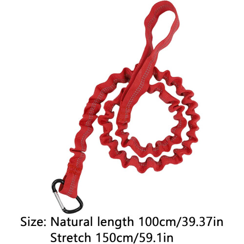Paddle Lanyard Red Stretchable Rope Safety Accessory For Beginners Enthusiasts Paddle Board Strap 2