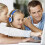 Computer Headset, Portable Wired OnEar NoiseCanceling, Compatible With Computers And Mobile Phones, Light Blue 2