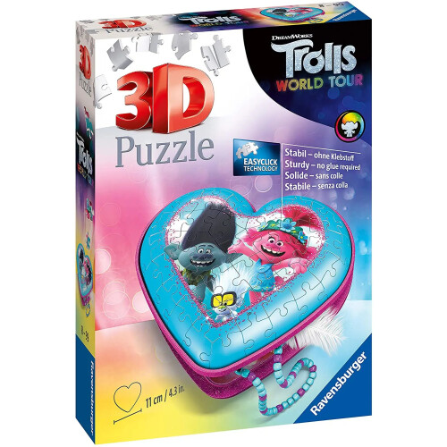 Ravensburger Ravensburger Trolls 2 World Tour 3D Heart Box