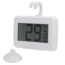 Fridge Alarm ThermometerCF Conversion Magnetic Back Waterproof Freezer Thermometer Mini Design Digital Refrigerator Thermometer Adjustable