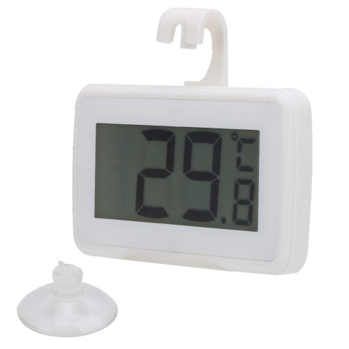 Fridge Alarm ThermometerCF Conversion Magnetic Back Waterproof Freezer Thermometer Mini Design Digital Refrigerator Thermometer Adjustable