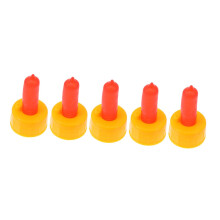 5pcs Lamb Bottle Nipples Replacement Goat Feeding Nipples Durable Easy Attach for Farm Use