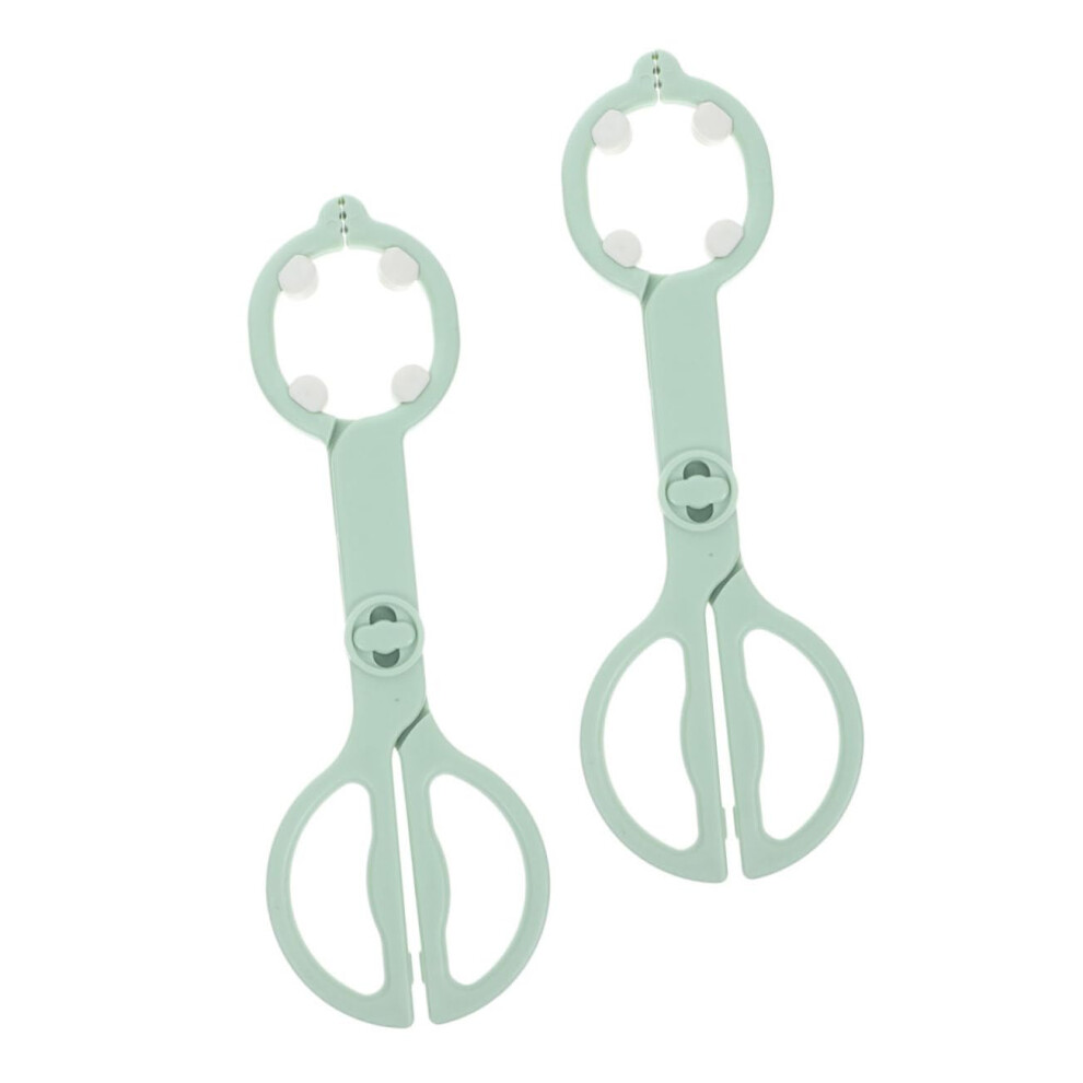 2pcs Heat Resistant Baby Bottle Tongs with Secure Grip, Universal Bottle Clamp for Safe Feeding