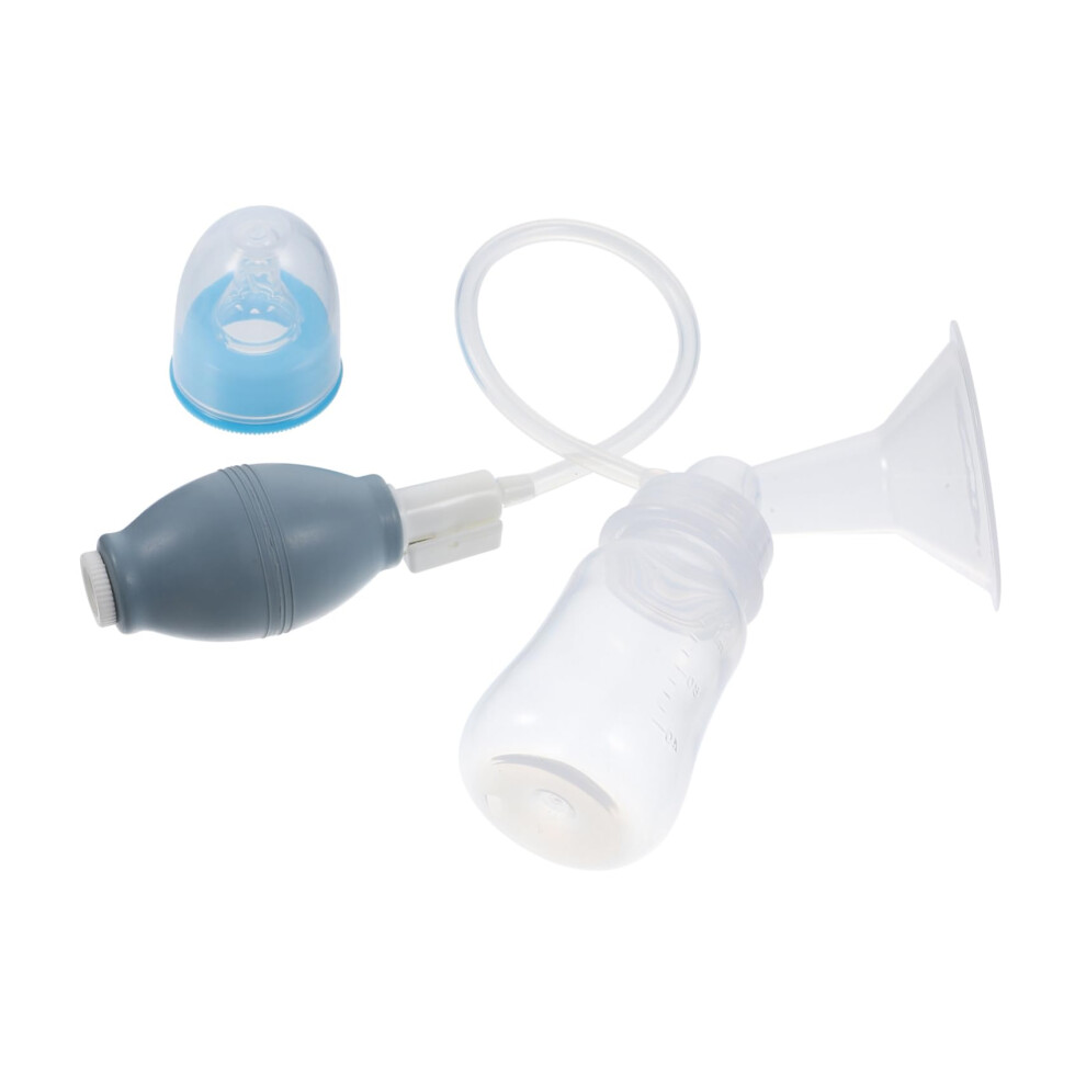 Manual Breast Pump for Breastfeeding Moms, 2 in 1 Design, Leakproof Milk Storage, Compact and Easy to Clean
