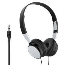 OverEar Wired PC Gaming Headset with Microphone, Comfortable OnEar Headphones for Computer, Tablet, White