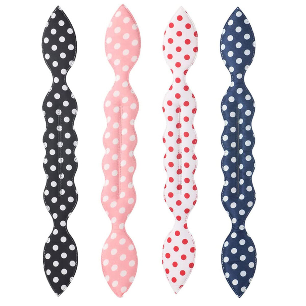 Unisex 4 Pcs Hair Bun Maker Set For Women And Kids, Sponge Hair Styling Tool With Rabbit Ear Design For Quick Updos