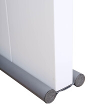 Door Draft Stopper with Noise Reduction, DoubleSided Under Door Seal, Adjustable Grey
