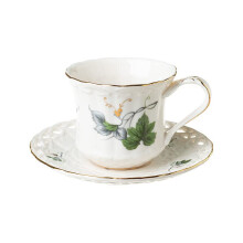 Coffee Mug Set with Saucers, Spoon, Teapot, Sugar Jar for Tea, Coffee, Milk, Wedding Gifts