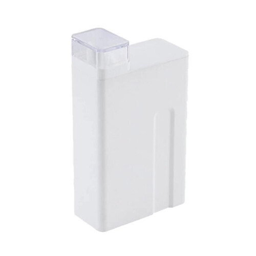 Refillable Laundry Bottle 1000ml NonLeak Plastic Detergent Dispenser with Label White